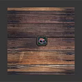 Decorative Household Item Featuring Wooden Base Blue Water Green Grass Decor And Pink White Structure
