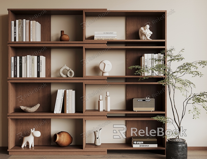 Silent Bookshelf model