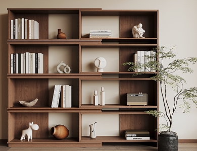 Silent Bookshelf 3d model