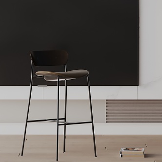 Modern Bar Chair 3d model