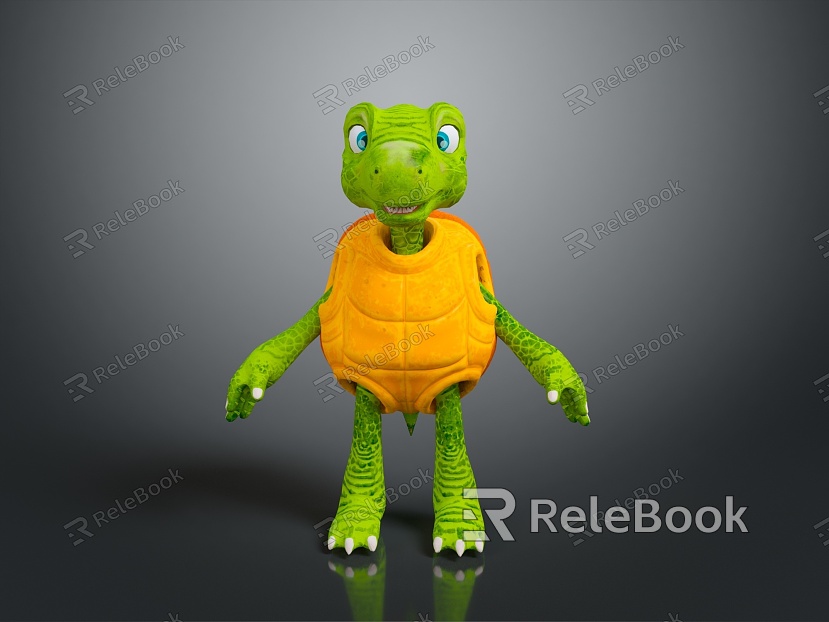 Turtle Turtle Cartoon Turtle Snapping Turtle Chickbill Turtle Reptile Cold Blooded Animal Reptile Reptile Class model