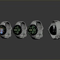 Waterproof Watch Technology Watch High Tech Watch Science Fiction Watch Modern Editable Screen 3d model