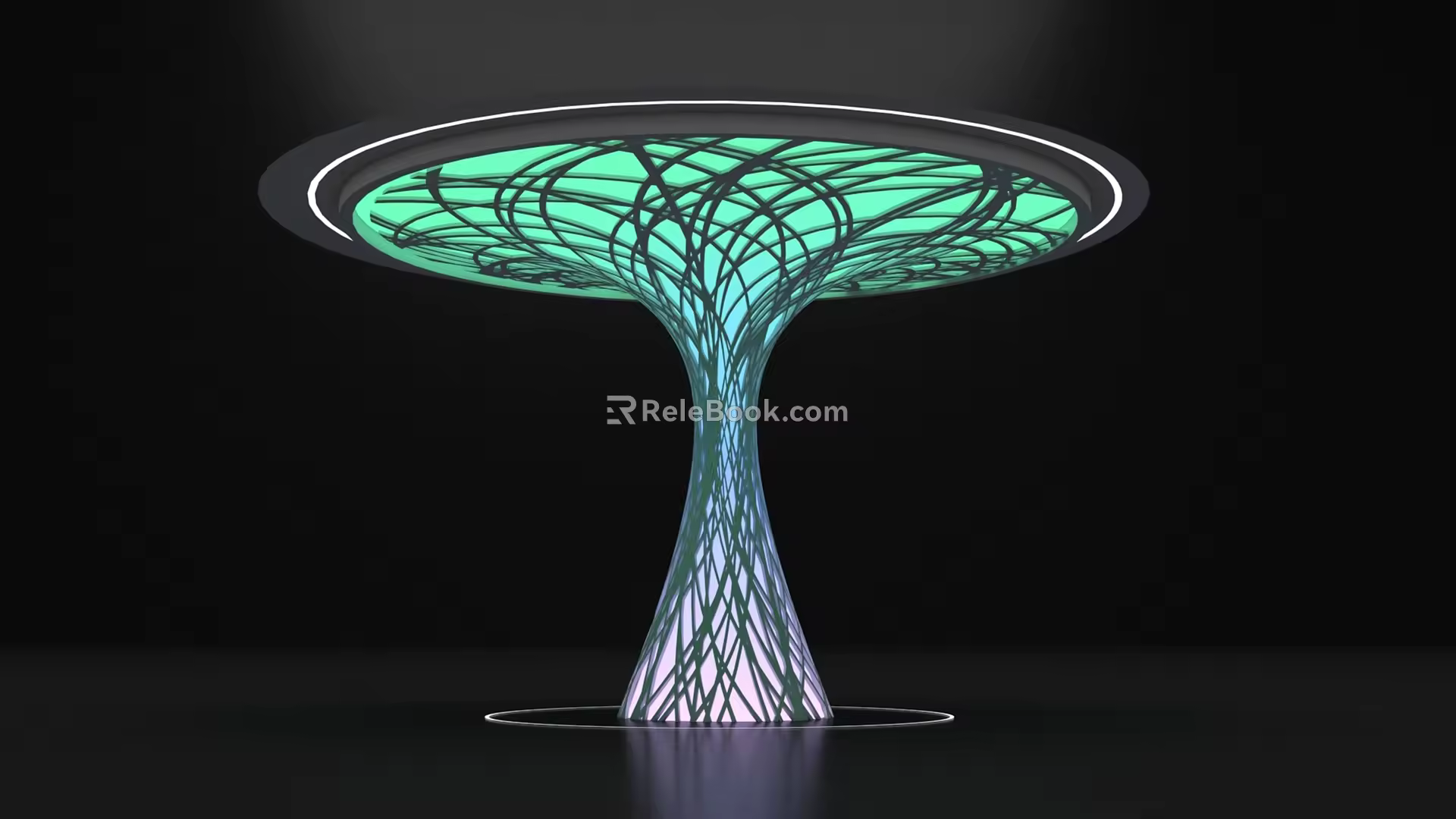 Modern Column Technology Woven Column 3d model