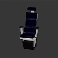 Modern Blue Office Chair With Multi Layer Backrest Fabric Seat And Adjustable Armrests