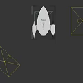 Futuristic White Spacecraft With Transparent Cockpit And Passenger Seats For Space Travel