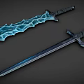 Weapons Ice Sword 3d model