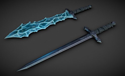 Weapons Ice Sword 3d model