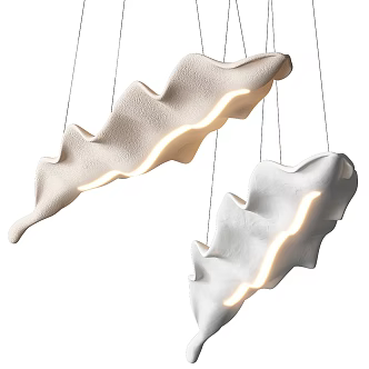 Quiet Wind Chandelier 3d model