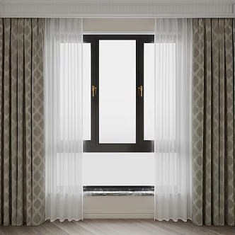 Curtains 3d model