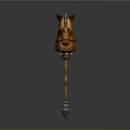 Scepter Ancient Scepter Cane Ancient Scepter Magic Scepter Metal Scepter Classical Scepter Magic Scepter 3d model