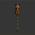 Scepter Ancient Scepter Cane Ancient Scepter Magic Scepter Metal Scepter Classical Scepter Magic Scepter 3d model