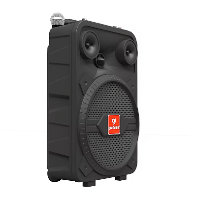 Pyle Black Musical Instrument Speaker With Dual Speakers And Red Logo 3d model