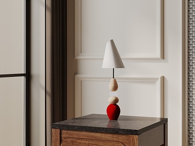 Modern table lamp 3d model