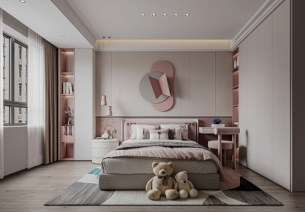 Modern Children's Room 3d model