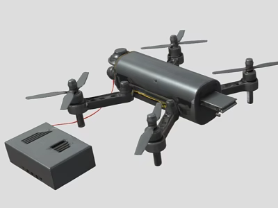 UAV aircraft shuttle 3d model