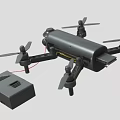 Industrial Drone Equipment With Battery Module Four Propellers And Design Components