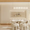 Modern Beauty Hair Salon Interior With Comfortable Sofa And TV Display Design
