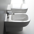 toilet bowl wash basin 3d model