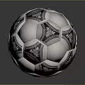 Household Items Two White Soccer Balls Featuring Black Patterns Adidas Logo And ERIVO ENICO Text