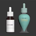 Modern Minimalist Daily Use Bottles With Red Silver Body And White Green Caps