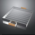 Stainless Steel Grill Rack With Wooden Handles For Baking And Cooling Use