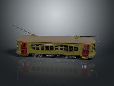 vintage train steam train carriage locomotive head steam carriage train modern vehicle 3d model