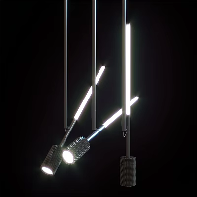 Modern chandelier OMA lamp design hanging chandelier 3d model