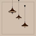 medieval Bauhaus chandelier 3d model