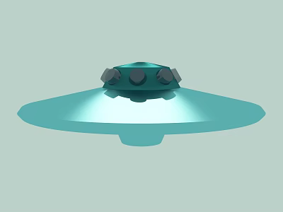 Modern UFO Ornaments UFO 3d model