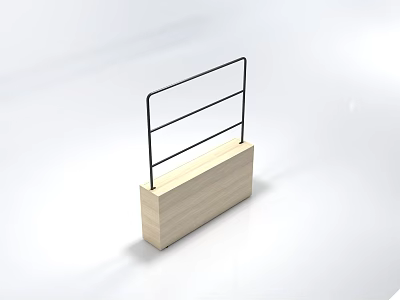 Sleek Modern Wardrobe Design With Light Wood Body Metal Hanging Frame And Functional Storage 3d model