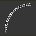 Elegant Silver Chain Jewelry With Polished Links And Shiny Modern Design
