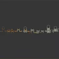 Diverse Scene Components Collection With Various Structural And Decorative Elements