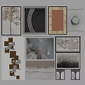 Modern Wall Art Collection With Tree Geometric Landscape And Abstract Prints