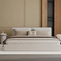 Double bed 3d model