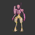 Modern Robot Color Robot Female Robot Female Robot 3d model