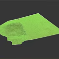 Ancient Broken Stone Tablet With Textured Surface And Layered Structure On Dark Background
