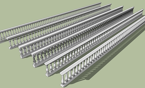 pb3 build European guardrail 3d model