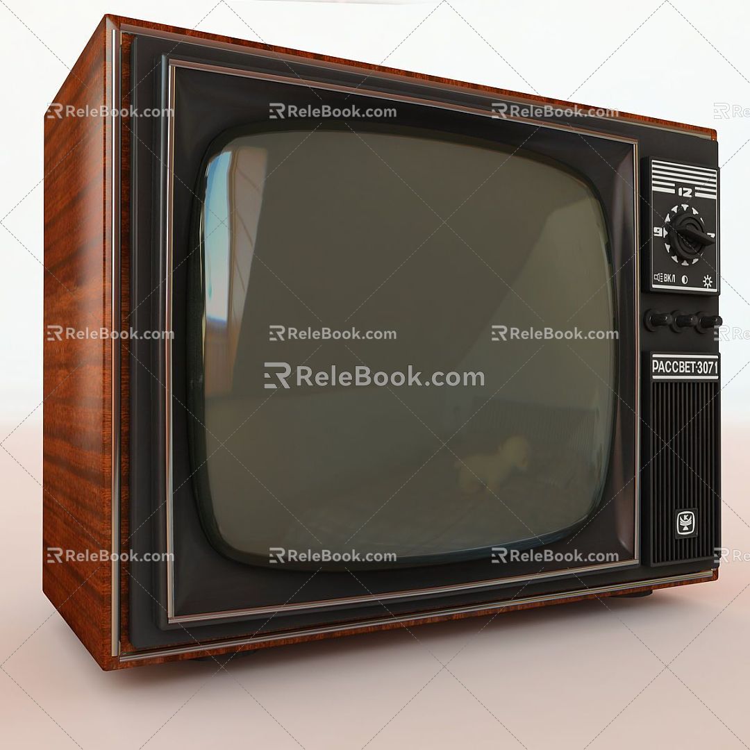 Retro TV Retro Old TV Old Objects 8090 s Nostalgic Electrical Appliances Home Appliances TV TV Display 3d model