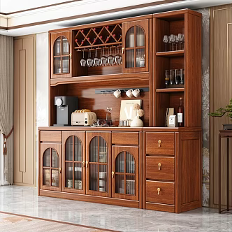 New Chinese Wine Cabinet 3d model