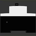 Electrical Circuit Breaker With White Black Housing Black Switch And Green Indicator