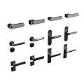 Various Types of Door Handles Including Room Bathroom Smart and Shower Designs