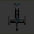 Ancient Wheeled Cannon Weapon Featuring Metal Structure and Vintage Historical Design