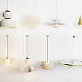 Modern chandelier 3d model