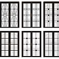 Various Stylish Sliding Doors With Unique Design Patterns For Home Interior