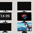 Computer Monitor Computer Screen LED Display 3d model