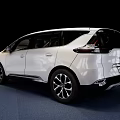 White Modern MPV Car With Sleek Exterior Stylish Wheels And Spacious Interior