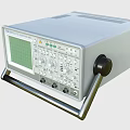 Industrial 20 MHz Oscilloscope With Green Grid Screen Analog Control Panel And Metal Stand