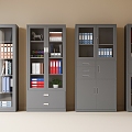 Modern Iron Filing Cabinet Data Cabinet File Cabinet 3d model