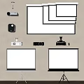 projection projector projection screen moving projection screen projection screen 3d model