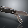 Fruit Knife Multi-use Folding Knife Folding Knife Spring Knife Dagger Military Stab Items 3d model